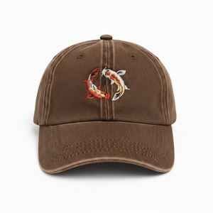 OEM ODM Baseball 6 Panel Hat Custom Embroidery Logo Adjustable <b>Flat</b> Brim Vintage Wash <b>Summer</b> Fashion Acrylic <b>Cap</b> - Product Image 2