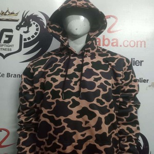 Hoodies épais coupe ajustée avec poche kangourou en tissu tri-mélange de haute qualité en promotion - Product Image 1