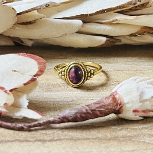Trendy High Demand Amethyst Brass <b>Ring</b> 18k Gold Plated <b>Statement</b> <b>Ring</b> For Womens Handmade Ornate Dainty Fashionable <b>Ring</b> - Product Image 1