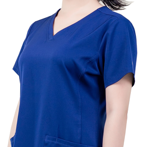 FMF VN Vérifié Fabricant Casual Nursing Scrubs Uniforme Bonne Stretch Respirant Chemise d'Hiver pour Femmes Hommes Brodé - Product Image 6