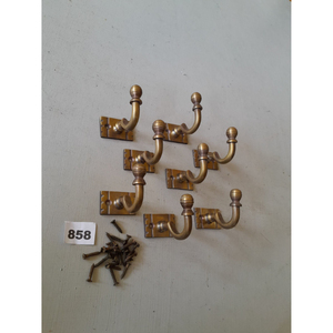 Luxurious Gold Finished Metal <b>Wall</b> Hooks <b>Hangers</b> for High-end Interiors Providing Both Style and Practical Storage Options - Product Image 1