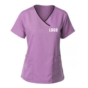 Uniformes Médicos de Alta Calidad para Mujer, Manga Larga, Ecológicos, Ligeros, con Protección Contra Agujas, Blusas y Pantalones para Hospital - Product Image 4