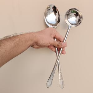 Cuchara de lujo con mango largo de acero inoxidable, la más vendida, a la venta por exportadores - Product Image 2