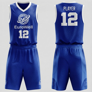 Uniforme de basketball professionnel haute performance, sur mesure, réversible, sublimé, anti-bactérien et respirant pour - Product Image 5