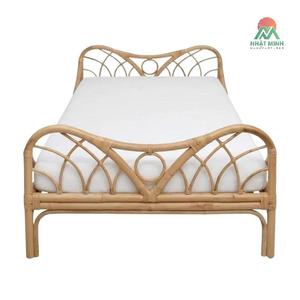 Cuna de Ratán Nhat Minh, Diseño Tropical, Muebles para Dormitorio Infantil, Acabado Natural, Ensamblaje de 3 Piezas - Product Image 2