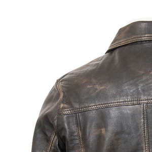 Veste en cuir décontractée pour homme, nouvelle mode hiver, style urbain, vente en gros Pakistan - Product Image 4