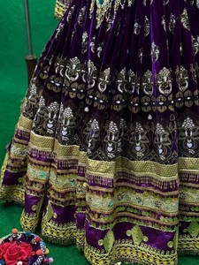 Low Prices Women's Clothing Handmade Afghani Dress Women High Quality 100% Velvet Afghan Vintage Women Custom <b>Wedding</b> Dresses - Product Image 4