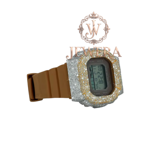 Premium Quality Moissanite <b>Rubber</b> Diamond <b>Watch</b> for Corporate Gifting Weddings and Professional Styling Available for Best Price - Product Image 4