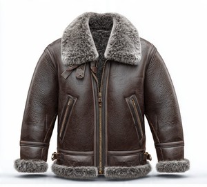Champ King VESTE EN CUIR ET POILS DE HAUTE QUALITÉ PREMIUM - Product Image 2