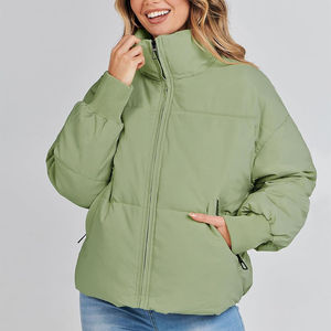 Veste matelassée pour femme Weather Wear pour l'hiver, chaude, coupe-vent, imperméable, coupe ample, par Maven Togs - Product Image 1