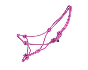 Laisse d'entraînement réglable en corde de nylon tressée personnalisée pour cheval, laisse douce à nœuds pour l'équitation - Product Image 2