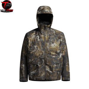 Chaqueta Impermeable Unisex de Primera Calidad para Exteriores, con Capucha, Cierre Completo, Múltiples Bolsillos, Ideal para Caza, Senderismo, Camping, Invierno - Product Image 1