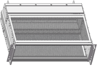 RDEKONO Hochwertige Maßgefertigte Extrudierte Aluminium Sandgestrahlte Steuerungsbox Computer-Server-Gehäuse 3U 6U 19 Zoll Rackmount-Chassis