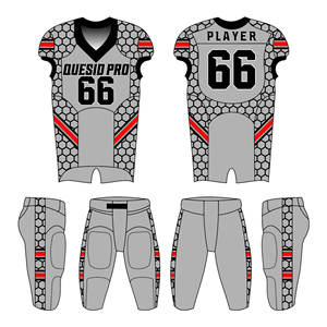 Ropa Deportiva Profesional, Uniforme de Fútbol Americano, Ropa de Práctica, Uniformes de Fútbol Americano, Ropa Deportiva Sublimada - Product Image 6