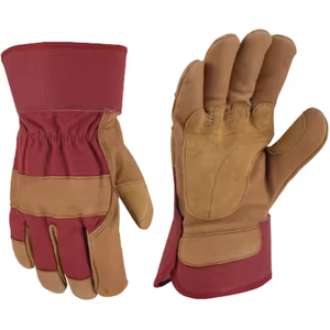 Gants de travail en cuir de vachette renforcé, résistants aux étincelles et à la chaleur, pour la sécurité et la protection personnelle - Product Image 4