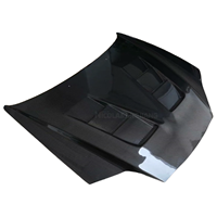 Vente en gros Hyundai Genesis Coupé Capot 03 ~ 06 Nouveau capot ST perforé en fibre de carbone avec clips inclus