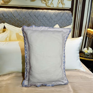 Taies d'oreiller brodées à la main de style européen luxueux artisanat de couture et de couture accepte les commandes en gros produit chaud - Product Image 1