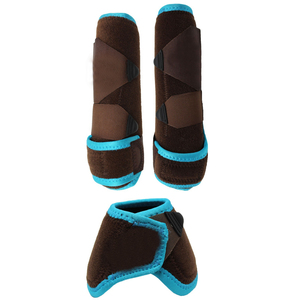 Bottes de protection pour chevaux en coton personnalisables - Équipement équestre - Product Image 3