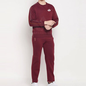 Ensemble de survêtement pour homme Signature, tissu doux, ensemble assorti, haut et bas à manches longues, pour le fitness et le confort quotidien - Product Image 2