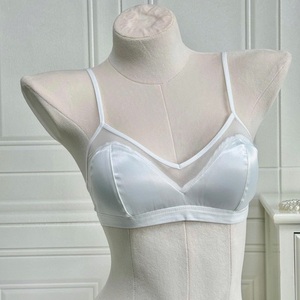 Underwear <b>Bra</b> Beautiful Bust Support Lingerie Lace Satin Sexy Hollow-Out Design <b>Bra</b> - Product Image 1
