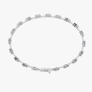 Elegante Pulsera de Tenis con Diseño de Mariposa, Joyería Fina con Diamantes de Moissanita, Plata de Ley 925 para Niños, Certificada - Product Image 3