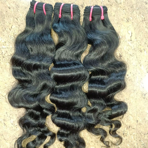 Extensions de cheveux humains Remy indiens à un dessin Produit de cheveux humains en vrac de haute qualité - Product Image 1