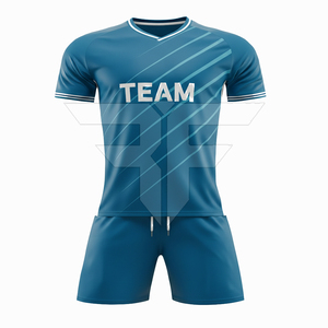 Conjunto de Uniforme de Fútbol Personalizable - 100% Poliéster Ligero y de Secado Rápido, Fabricante de Fábrica, Uniforme de Fútbol Personalizado - Product Image 1