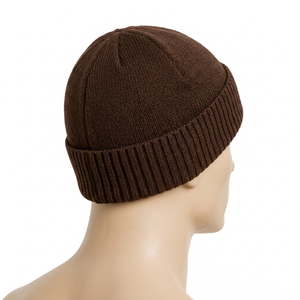 Bonnet de pêcheur personnalisé avec revers sur mesure, vente en gros et bonnet tricoté unisexe personnalisé pour collections de boutiques - Product Image 1