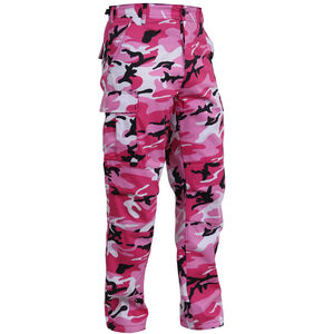 กางเกงคาร์โก้ผ้าฝ้ายพิมพ์ลายพรางแบบสั่งทำพิเศษสำหรับผู้ชาย ปิดด้วยเชือกผูก น้ำหนักเบา ระบายอากาศได้ดี มีกระเป๋าแบบ Flat Top - Product Image 1