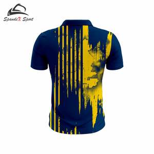 Camisetas de poliéster 100% personalizadas de alta calidad, diseña tu propia camisa, polos con logotipo bordado, polos para uso casual. - Product Image 4