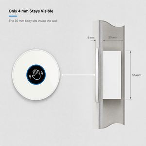 Contactless Infrared Door Release Button 86 Type ABS Material <b>TV</b> Remote Sunlight Immune for Access Control Systems UK Standard - Product Image 3