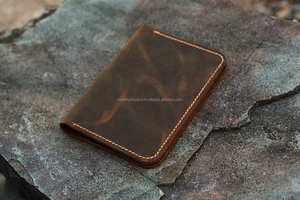 Porte-carnet pliable en cuir véritable fait main, anti-odeur, rechargeable, pour notes quotidiennes NBC-0053 - Product Image 4