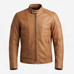 Veste de moto en cuir véritable pour homme de qualité supérieure, nouvelle arrivée, vestes de moto d'hiver, protections amovibles, personnalisables - Product Image 1