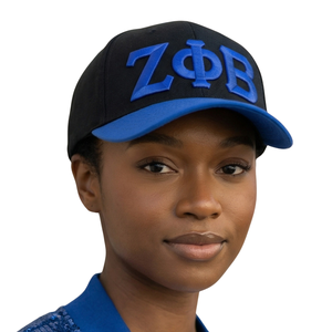 Casquette de baseball ajustable noire Zeta Phi Beta (ZPB) pour femme, style HBCU, vêtement grec pour sororité - Product Image 3