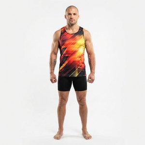 Camiseta sin Mangas Personalizada con Logotipo para Artes Marciales Mixtas (MMA), Transpirable, para Entrenamiento en Gimnasio, Fitness y Rendimiento Atlético - Product Image 4