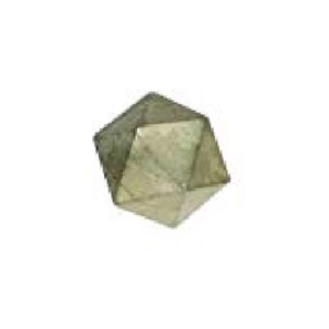 Cubo de whisky de piedra pirita de alta calidad tallado en forma de icosaedro, piedra natural, cristal de sanación Reiki, piedra preciosa. - Product Image 2