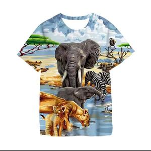 เสื้อยืดผู้ชายลายไดโนเสาร์ สไตล์พังก์ ผลิตจากผ้าโพลีเอสเตอร์ผสมฝ้ายอย่างยั่งยืน รุ่นลำลองสำหรับฤดูร้อนปี 2026 - Product Image 3