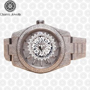 Charm_Jewells Luxury Stainless Steel <b>Watch</b> Round Case 36mm Analog Quartz <b>Diamond</b> Bezel Women's Fashion - Product Image 3