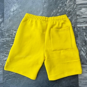 Shorts pour hommes personnalisés en coton 100% éponge tricoté respirant, style urbain, avec strass sur le devant, cordon de serrage central, couleur unie, OEM ODM, qualité supérieure, doux - Product Image 6