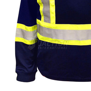 Camisa de Trabajo de Alta Visibilidad con Diseño Nuevo y Personalizado, Camisa de Trabajo Reflectante para Venta en Línea - Product Image 3