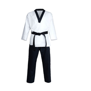 Uniforme de Taekwondo en Gros OEM, Logo Personnalisé, Respirant, Séchage Rapide, 100% Coton, Manches Longues, Vêtements d'Arts Martiaux pour Hommes Adultes - Product Image 1