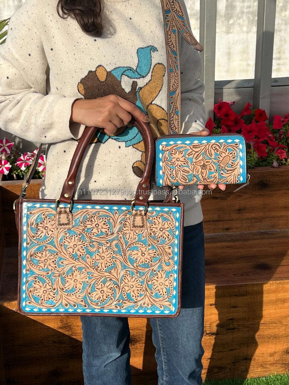 Brown With Turquoise