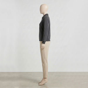 Chaqueta Corta de Yoga con Cuello Alto para Otoño e Invierno, Top Deportivo con Cierre y Bolsillos, Conjunto de Chaqueta Casual para Mujer, Estiliza y Favorece la Figura - Product Image 4