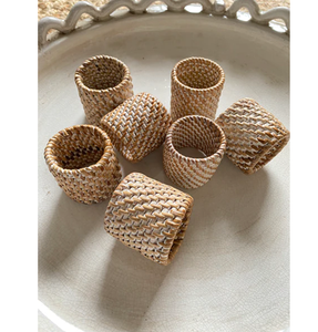 Porte-serviettes tissés blancs, 4 pièces, en stock, pour serviettes en papier et mouchoirs, pour occasions festives, à prix incroyable - Product Image 2