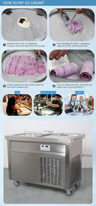 เครื่องทำไอศกรีมม้วน Kolice KO1006S แบบถาดสี่เหลี่ยม พร้อมถังเก็บส่วนผสมแบบแช่เย็นล่วงหน้า 6 ถัง - Product Image 5