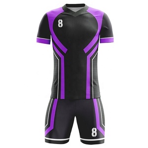 Service OEM, vêtements d'entraînement, vêtements d'équipe, sublimation personnalisée et logo, 100% polyester, taille adulte, uniforme de football pour hommes. - Product Image 4