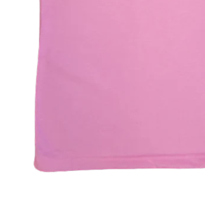 Camiseta AKA Pink Ringer con ribete verde y letras griegas bordadas, camiseta informal para mujer, color rosa y verde - Product Image 4