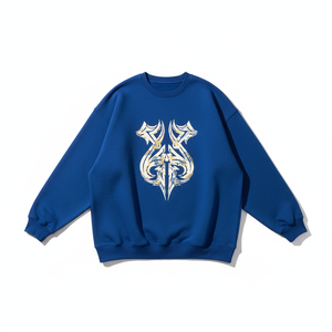 Sweat-shirt oversize pour femme, logo premium sur le devant, hiver, uni, 100% coton, écologique, séchage rapide, OEM - Product Image 1