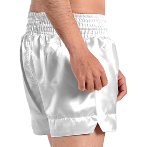 Customized Plus Size Men's Muay Thai Kick Boxing Shorts Casual Breathable 220g Polyester & Silk Solid Pattern - Product Image 3