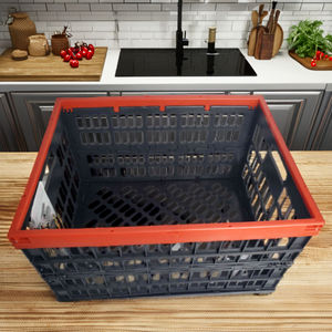 Durable Foldable PP <b>Plastic</b> <b>Crate</b> for Storage and Transport Custom Colors Available - Product Image 1